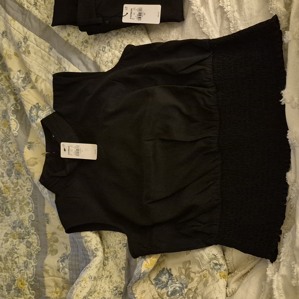 Black office shirt